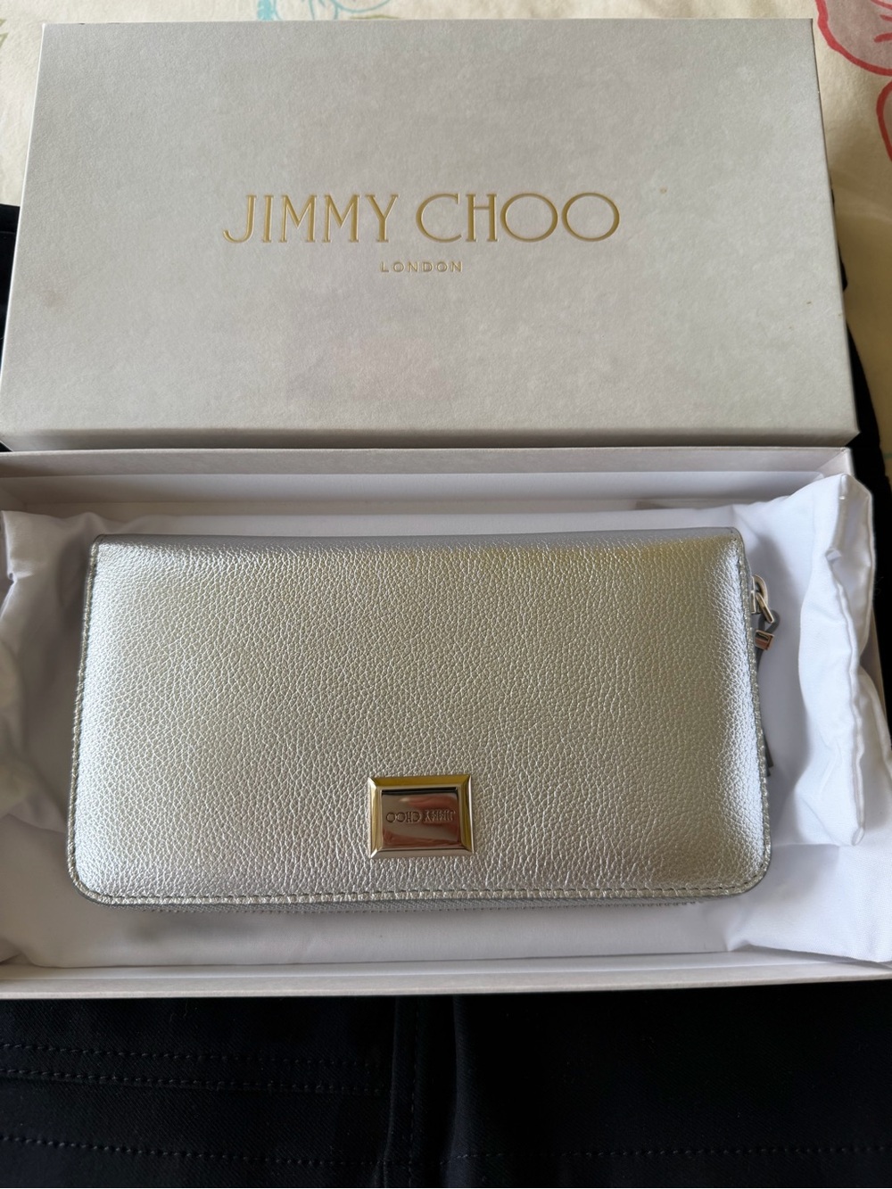 Jimmy Choo White Box with Gold Logo
